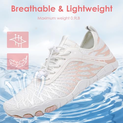 Hike Barefoot Shoes for Women & Men Breathable & Non-Slip Footwear Athletic Wide Toe Water Shoes3