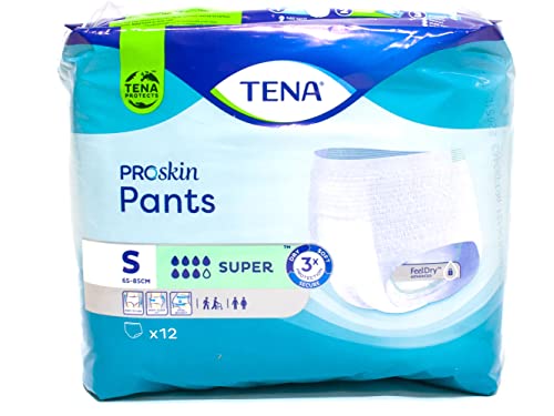 Image of TENA Pants Super | Size Small | Case Saver | 7 Drops | Incontinence Pants | 1 Pack of 12