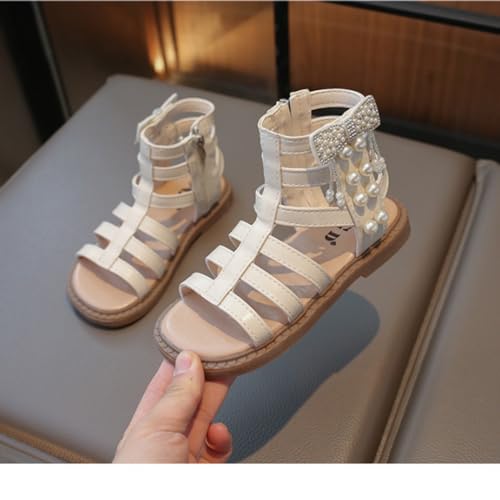 Girls Sandals Open Toe Breathable Summer Sandals with Heel Zipper Ankle Fashion Shoes2