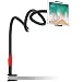 EasyAcc Nintendo Switch Stand GooseneckCellphone Holder iPad Stand Tablet Mount,1M Long Bolt Clamp with Bracket for Android or Apple Devices 4-10.6 Inches 360 Degree Rotating Flexible Arm (Black Red)