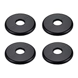 Tsnamay 4 Pcs Wall Split Flange, ABS Round Self-Adhesive Escutcheon Plate Buckles Design for 0.86