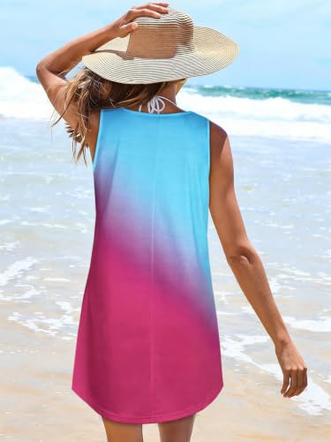 Image of Swimsuit Coverup for Women Bikini Sleeveless Beach Bathing Suit Cover Up