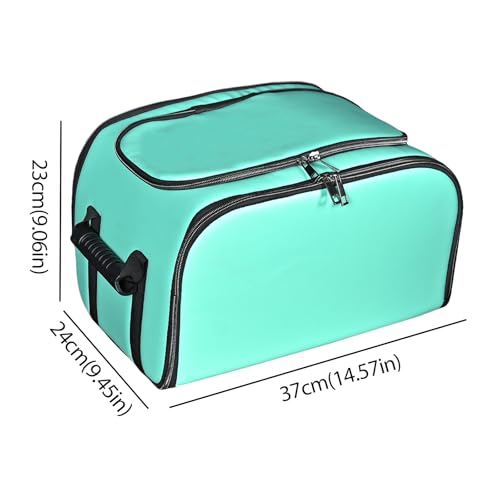 Foldable Car Insulated Storage Box, Portable Thermal Cooler Bag with Double Zipper & Sturdy Handle, Multi‑Purpose Car Seat Trunk Organizer for Drinks Snacks, Outdoor Picnic Camping Road Trips by sunshine sky - Used condition - Image 3