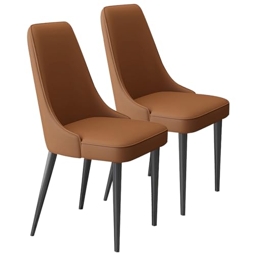Chaise design moderne pour salle à manger et salon chaleureux autour d'une grande table
