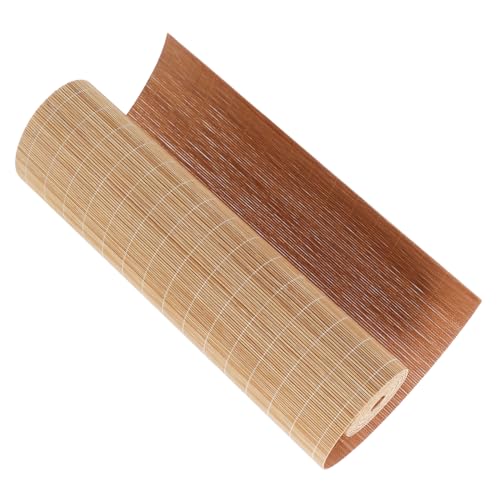 CHICAMPERA Tapete De Bambú Natural y Cortable para Mesa De Té Decoración De Comedor Protección Resistente Al Calor Esterilla Enrollable De Bambú para Cocina y Fiestas Mantel Individual