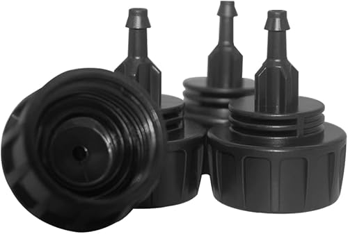 Miniatura 5 de Hooshing 4 piezas de tubo de riego por goteo de 14 pulgadas a grifo, adaptador de manguera de riego de 34 pulgadas a 14 pulgadas, accesorios de