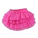 Littleforbig Women's Ladies Soft Mesh Underwear Comfortable Hipster Briefs Ballerina Tutu Skirted Panties Hot Pink S