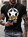 Army 250th Anniversary Shirt for Men This We'll Defend Est 1775 Top (Black, S)