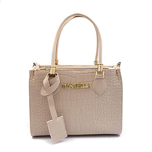 KIT Bolsa Donatella Croco Feminina Transversal e Carteira