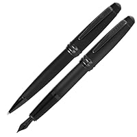 Cross Century II Black Micro-knurl - Vulpen met fijne penpunt