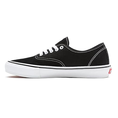 Vans Vans Men's Skate Authentic Shoes, Black/White, Size 8, 9.5 Women/8 Men