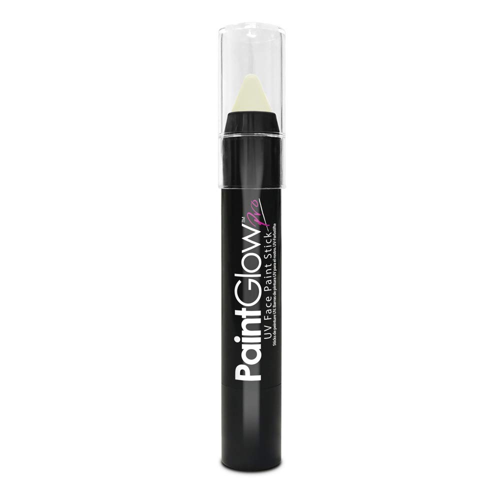 PaintGlowUV Face Paint Stick, 3.5g, UV White