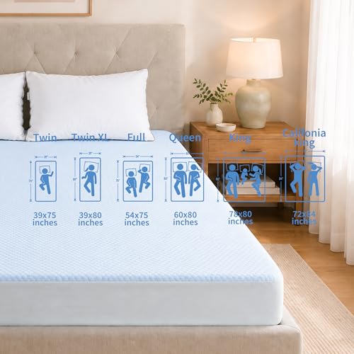 Image of Safe and Sound Waterproof Mattress Protector - Breathable Noiseless - Oeko-TEX Machine Washable - Fits 8-18 inch Deep Pockets Mattress Cover Cooling - Diamond Twin