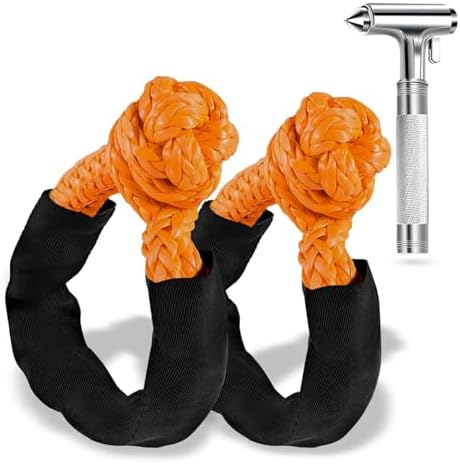 Synthetic Soft Shackles Tow Recovery - Offroad Soft Shackle Recov...