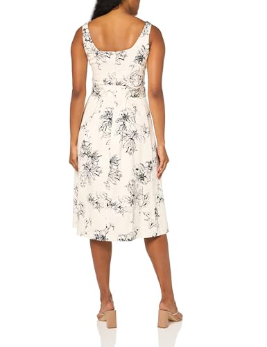 Anne Klein Women's Topstitch Midi W Pleats2