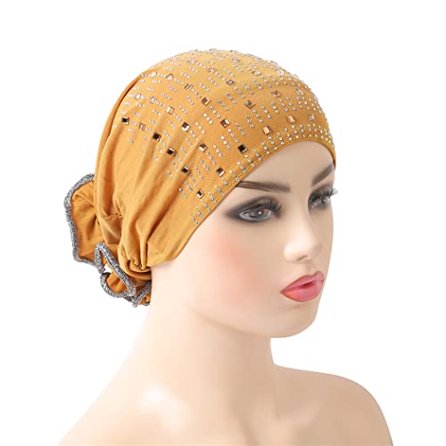 Muslim Turban Hijab Cap Rhinestones Hejab One Piece Islamic Head Scarves Shawl Wrap for Women2