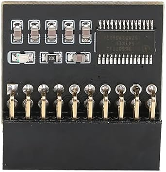 TPM 1.2 Encryption Security Module, LPC 20Pin Module Motherboard Compatible with TPM2.0 Remote Card Encryption Security Board for