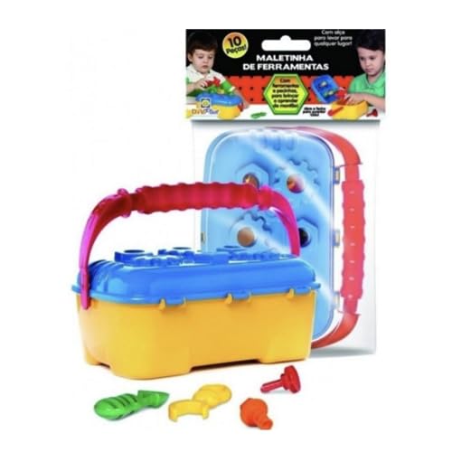 Maletinha de Ferramentas c/ Acessórios, Divplast 128, +24 Meses - 132875