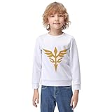 [ZQMBSJ] トレーナー 機動戦士ガンダムUC ネオ・ジオン キッズ プルオーバー トップス クルーネック 女の子 男の子 かわいい 柔らかい スウェットシャツ 子供服