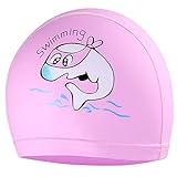 ❤ Silicona de alta calidad: nuestros gorros de natación para bebés están hechos de material de silicona ecológico e inodoro, no tóxico, sin formaldehído e inofensivo para los bebés. Se adapta a la cabeza y las orejas de la mayoría de los bebés.
