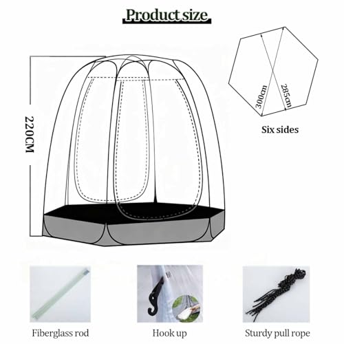 Carpa Pop Up Bubble, Iglú Transparente, Protección Climática miniatura 7