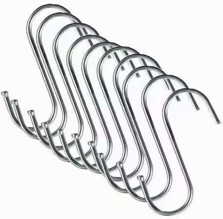 10 Pcs Metal S Shaped Kitchen Spoon Pan Pot Hanging Hooks Hangers