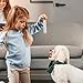 FORYNXHWIN Hundezigaretten Spielzeug, Quietschendes Hundespielzeug, Zigaretten Spielzeug Hund mit Hundespielzeug Zigarettenpackung, lustiges Zigaretten-förmiges Plüsch-Hunde-Selbstspielspielzeug