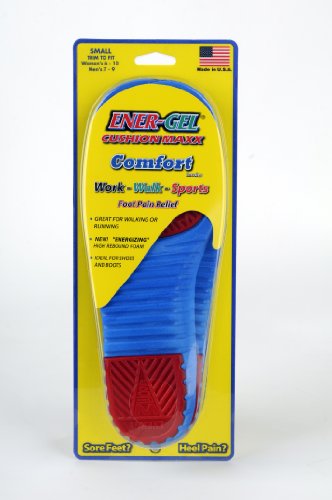 ENER-GEL CUSHION MAXX INSOLES $9.99/pr. SMALL (Women's 6-10 Men's 7-9) MADE IN THE