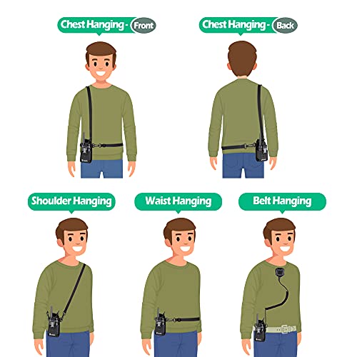 Image of Zeadio Versatile Two-Way Radio Case, Universal Durable Holster Pouch Case Holder for Two-Way Radio Walkie Talkies (ZNC-C, Pack of 2)