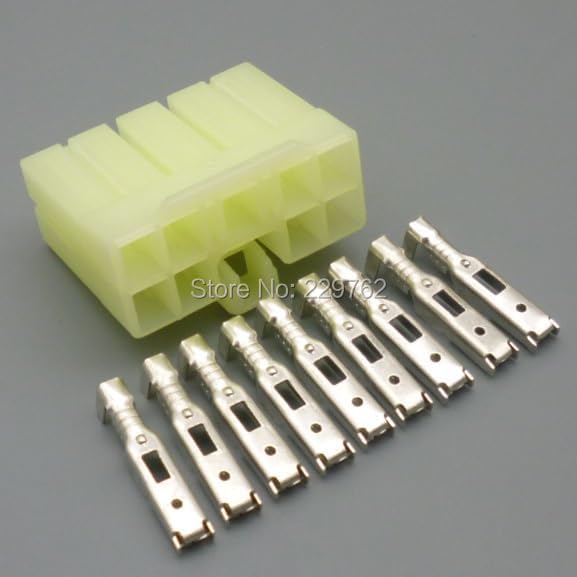 Shhworldsea 10Sets 3 Series 9 pin Way car Electrical Female Plug auto Wire Connector sokcet 7119-3090