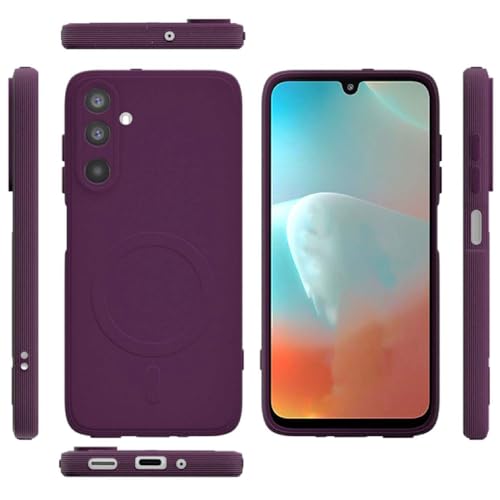 Image of Back Cover | MagFit Ring Design (Non-Magnetic) | Shockproof Protection | Anti-Slip Grip | Raised Camera Edges | Slim Protective Case for Samsung Galaxy A17 5G / F17 5G / M17 5G (Purple)