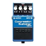 BOSS CS-3 Pédale Compresseur/Sustain, Pédale compacte compresseur/sustainer avec circuit de haute qualité