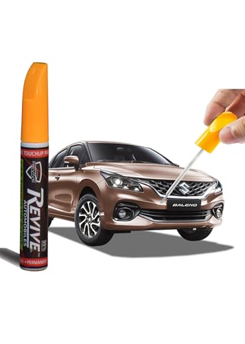 Suzuki Baleno colors Revive touchup paint pen, factory Quality & matched 2K paint (Luxe Beige (WBJ))
