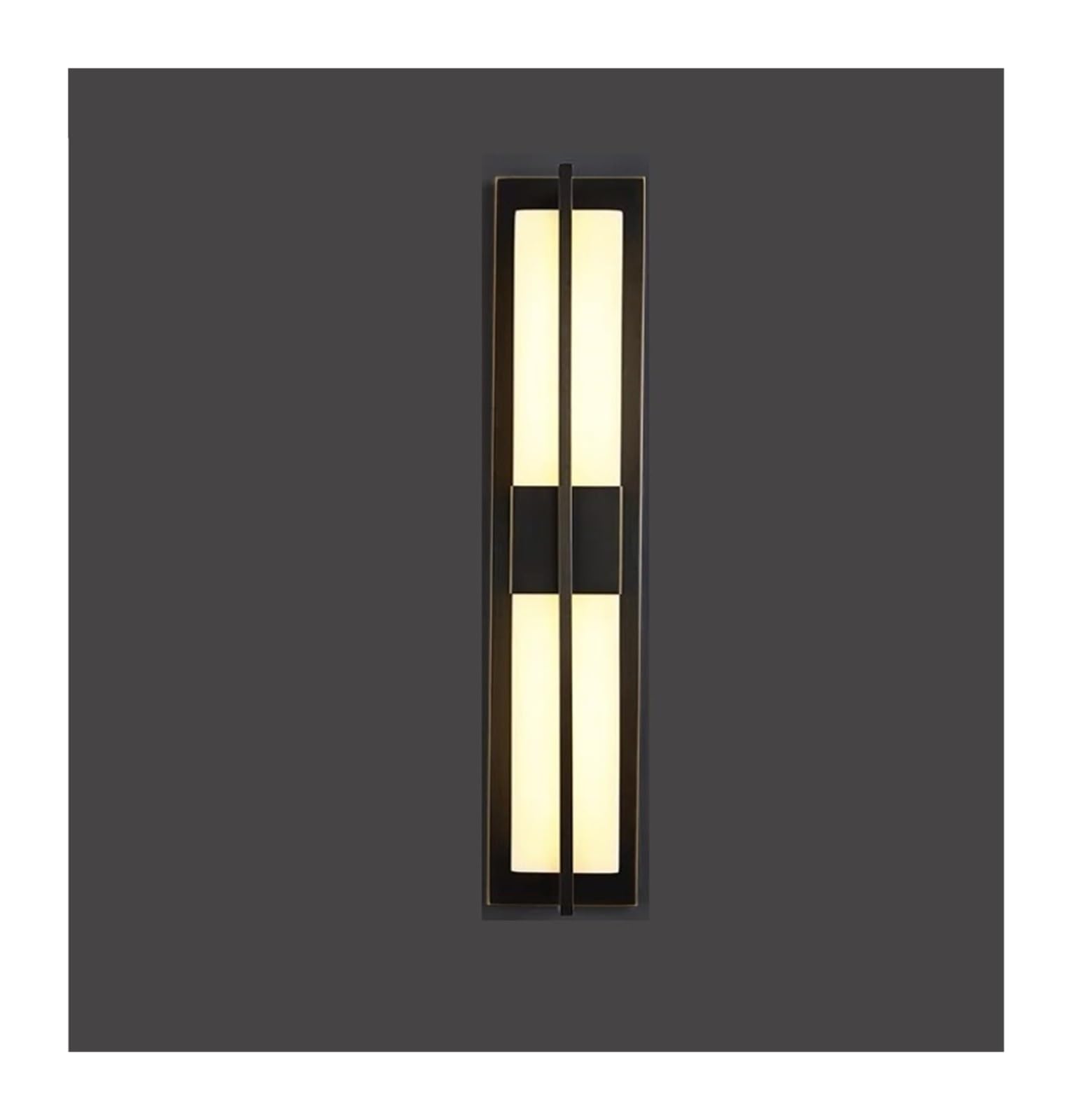 Applique extérieure en cuivre pour illuminer votre cour et colonne de porte de villa