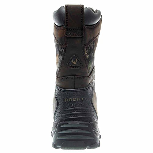 Rocky Mens Sport Utility Max Waterproof 10 Inch Round Toe Lace Up Casual Boots Mid Calf - Brown, Green - Size 9 D_M3