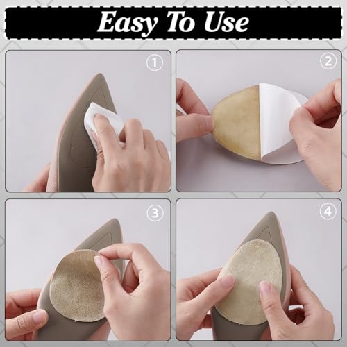 Protectores para suela de zapato 20 piezas Beige 3.2x5 in miniatura 3