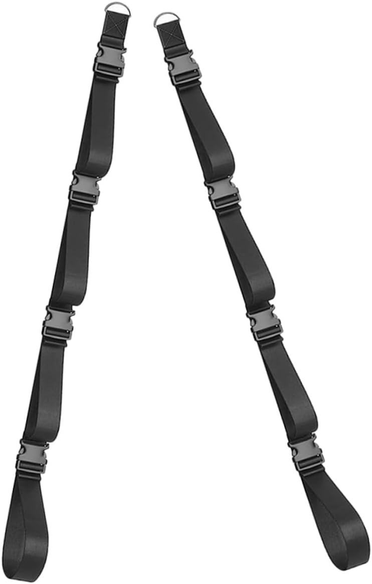 ABOOFAN 2pcs Adjustable Wall Hanging Storage Straps for Camping Chairs, Multi-use Wall-mounted Organizer Belts for Garage and Outdoor Storage