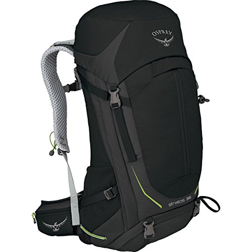 Osprey Stratos 36 Men's Hiking Backpack, Black, medium/large