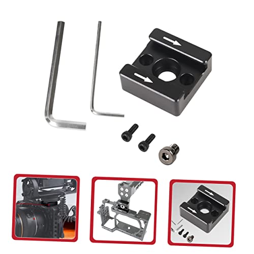 NUOBESTY 1 Juego Soporte Adaptador Frío para Cámara DSLR Montaje de Zapata Fría Compatible con Micrófonos y Externas Diseño Profesional y Práctico Instalación Sin Herramientas para de - imagen 3