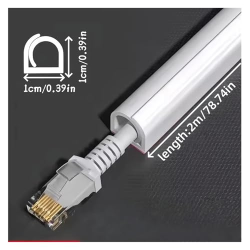 Goulotte de câbles d’angle noire 2m cache-câble à peindre TV