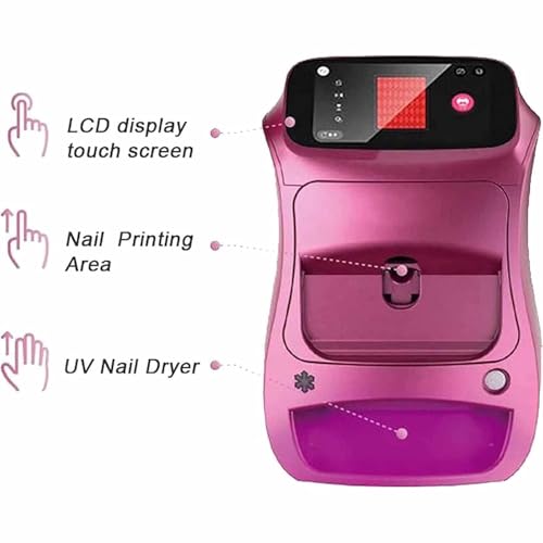 AYGJKIE Beauty Salons Nail Art Printer, Lightweight Nail Printer with Drying Function,for Girls' Home Nails Beauty & Personal Care - Image 4