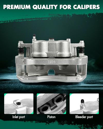 Image of SCITOO 18B5237 18B5236 Front Left & Right Disc Brake Calipers Assembly w /Bracket For Ford For Expedition /For F-150,For Lincoln For Mark LT /For Navigator