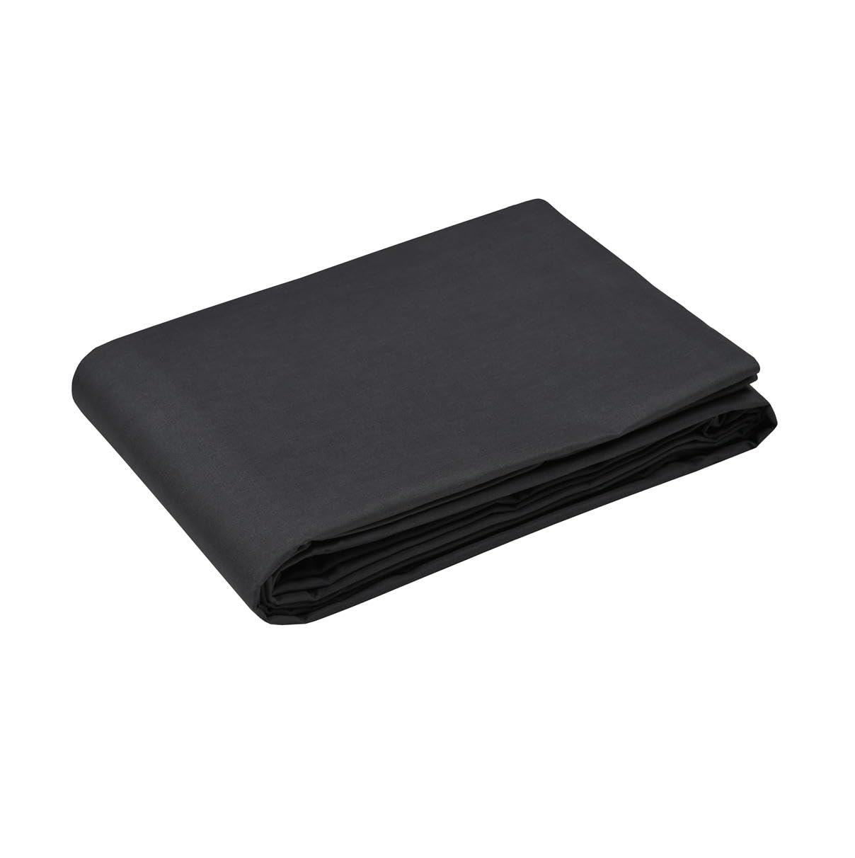 Housse de couette percale de coton 260 x 240 Elysée anthracite grand lit adulte