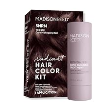 Madison Reed Hair Color & Bonding Time Bundle - Radiant Hair Color Kit in Trieste Red - 5NRM and Bonding Time Hair Serum