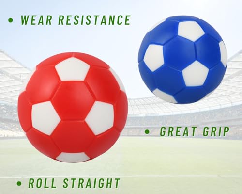 DS. DISTINCTIVE STYLE 12 Pack Foosball Balls Replacement 1.42 Inch Multicolor Mini Soccer Balls for Foosball Table Games