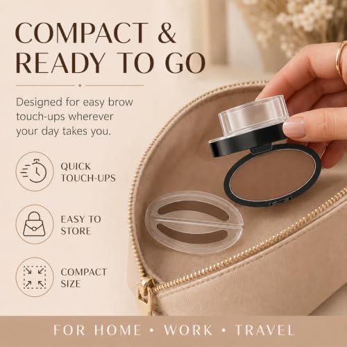 Browup Eyebrow Stamp, Eyebrows in 5 Seconds, Achieve perfect results easily with Precise Application (LIGHT BROWN) — view 8