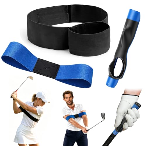ZUYIST 2Pcs Slider Training Aid 1PC Golf Grip Trainer Right-Handed