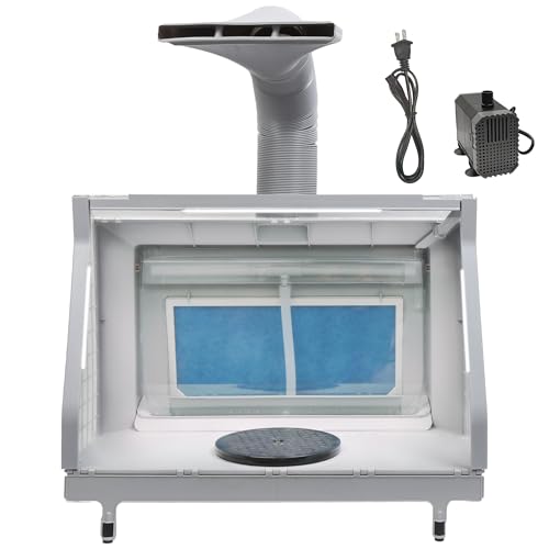 Colima Airbrush Spray Booth Triple Filtration 3 Fans & LED