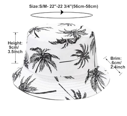Image of Quanhaigou Bucket Hats Unisex Summer Travel Beach Fisherman Cap for Men Women Teens