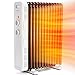 Produktbild Aigostar Ölradiator 2500 Watt Energiesparend Heizkörper mit Thermostat, 13 Rippen für 30m², Heizung Elektrisch 3 Heizstufen, Kipp & Überhitzungsschutz, Mobiler Elektroheizung Heizgerät